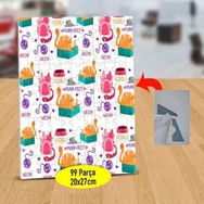 2148114483 Miskin Çizimsel Kediler 99 Parça Puzzle Yapboz Tablo
