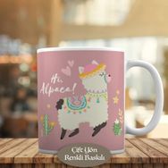 23-2147885669 Mutlu Sevimli Alpaca Kupa Bardak