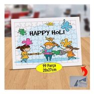 232147757852 Mutlu Boya Partisi 99 Parça Puzzle Yapboz Tablo