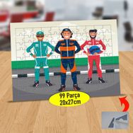 232147870920 Formula 1 Yarışçıları 99 Parça Puzzle Yapboz Tablo