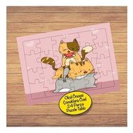 232148106657 Kawaii Kediler 24 Parça Çocuklara Özel Yapboz Tablo