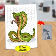 232148120863 Dil Çıkaran Cobra 99 Parça Puzzle Yapboz Tablo
