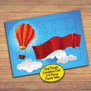 232PZ Hava Balonu Gökyüzünde Çocuklara Özel Puzzle Yapboz Tablo