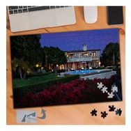 235 Bahçeli Lüks Villa Ev 240 Parça Puzzle Yapboz Tablo