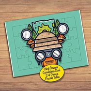 235PZ Çevreci Orman Gezgini Çocuklara Özel Puzzle Yapboz Tablo
