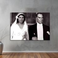 25 Atatürk Kanvas Tablo