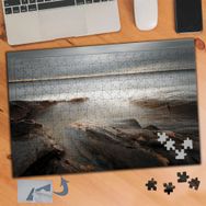 251 Sislerin Arasında Kayalıklar 240 Parça Puzzle Yapboz Tablo