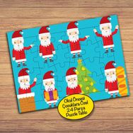 260PZ Noel Baba Kolyajı Çocuklara Özel Puzzle Yapboz Tablo