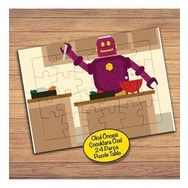 276PZ Mutfaktaki Aşçı Robot Çocuklara Özel Puzzle Yapboz Tablo