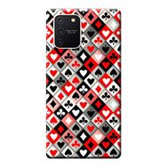 280 Samsung Galaxy S10 Lite SM-G770F İskambil Baskılı Silikon Kılıf