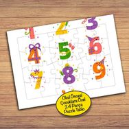 282PZ Sayıları Öğreniyorum Çocuklara Özel Puzzle Yapboz Tablo