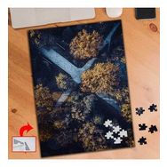 29 Kuş Bakışı Orman Yol Ağaçlar 240 Parça Puzzle Yapboz Tablo
