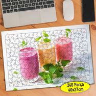 29840 Smoothie Meyveli Soğuk İçecekler 240 Parça Puzzle Yapboz