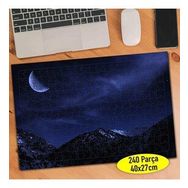 299 Gece Karanlığında Hilal Ay Manzarası 240 Parça Puzzle Yapboz