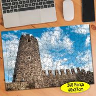 299792 Gürcistan Rabati Kalesi Manzarası 240 Parça Puzzle Yapboz
