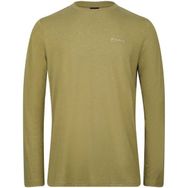 2AS 2ASVERMFBSS24-0-4 Vernon Yeşil Uzun Kol Viloft Erkek T-shirt