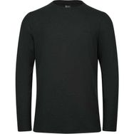 2AS 2ASVERMFBSS24-0924 Vernon Siyah Uzun Kol Viloft Erkek T-shirt