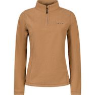 2AS Camila Kadın Yarım Fermuarlı Ince Polar Sweatshirt Camel - XS