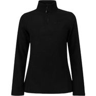 2AS Camila Kadın Yarım Fermuarlı Ince Polar Sweatshirt - Siyah - XS