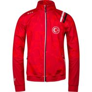 2AS Fırat Milli Takım Kırmızı Fermuarlı Erkek Sweatshirt