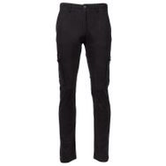 2AS Patiga Cargo Gabardin Siyah Erkek Pantolon
