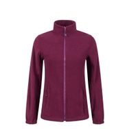 2AS Pello Tam Fermuarlı Heavy Mor Kadın Polar Sweatshirt