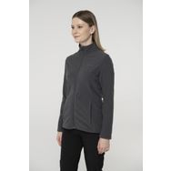 2AS Peridot Antrasit XS Tam Fermuarlı Kadın Polar Sweatshirt