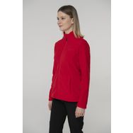 2AS Peridot Kırmızı XS Tam Fermuarlı Kadın Sweatshirt
