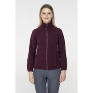 2AS Peridot Tam Fermuarlı Mor Kadın Polar Sweatshirt