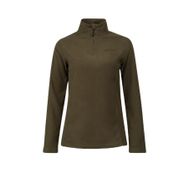 2AS Pinna Yarım Fermuarlı Haki Polar Kadın Sweatshirt