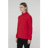2AS Pinna Yarım Fermuarlı Kırmızı Polar Kadın Sweatshirt