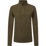 2AS Potra Yarım Fermuarlı Polar Haki Çocuk Sweatshirt