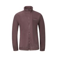 2AS Saka Mürdüm Tam Fermuarlı Erkek Polar Sweatshirt