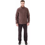2AS Saka Mürdüm Tam Fermuarlı Erkek Polar Sweatshirt