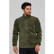 2AS Salmon II Yeşil Tam Fermuarlı Polar Erkek Sweatshirt
