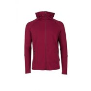 2AS Selenge Bordo Fermuarlı Kapşonlu Sweatshirt