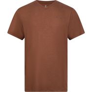 2AS Victor Kahverengi Viloft V Yaka Erkek T-shirt