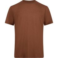2AS Winson Viloft Kahverengi Sıfır Yaka Erkek T-Shirt
