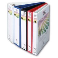 2K 05-4D-B Mavi 5 cm 4 Halka Tanıtım Cepli Klasör