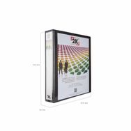 2K 05-4D-S Siyah 5 cm 4 Halka Halkalı Klasör