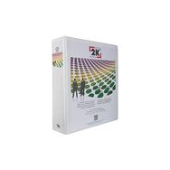 2K 07-2D-B A4 Beyaz 7 cm sırtlı 2 Halka D Mekanizmalı Pvc Cepli Firma Tanıtım Klasörü