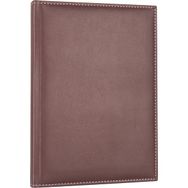 2K 14x20 cm Diplomat Kahverengi Düz Defter