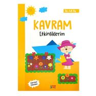 3-4 Yaş Kavram Etkinliklerim Kitabı-Minik Ada Yayınları
