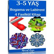 3-5 Yaş Boyama ve Labirent Kitap Seti - Murat Kuzu
