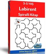 3-5 Yaş Labirent Kitabı - Enine Boyuna Eğitim