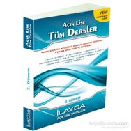 3. Dönem Tüm Dersler Kitabı Açık Lise