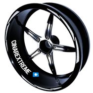 3 Parça Tasarımlı Reflektif Gri Jant Şeridi Sticker Çınar Extreme