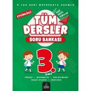 3. Sınıf Tüm Dersler Soru Bankası - Etkinlikli - 4 Element Yayınları