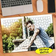 3 Sporcu Erkek Atletik Vücut 240 Parça Puzzle Yapboz