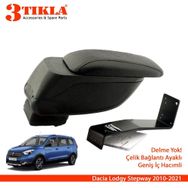 3 Tıkla Dacia Lodgy Stepway Geniş Hacimli Delmesiz Çelik Ayaklı Kol Dayama Kolçak